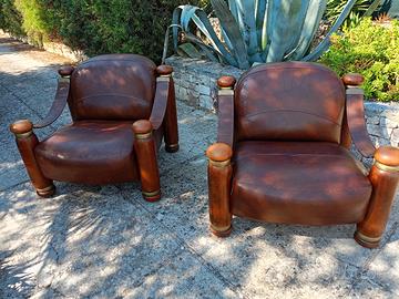 coppia poltrone anni 70