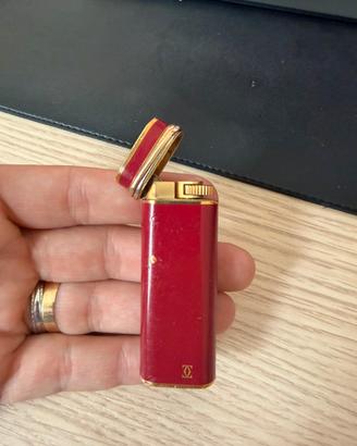 Accendino Placcato Oro Cartier