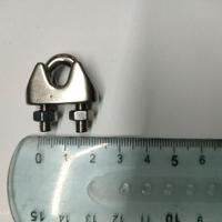 100 morsetti acciaio inox per cavo d.5mm