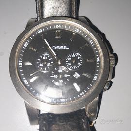 orologio fossil arkitekt cinturino nero pelle