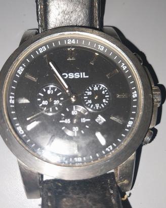 orologio fossil arkitekt cinturino nero pelle