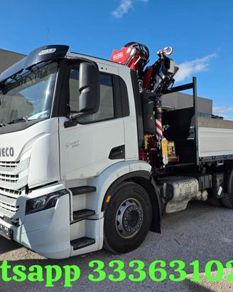 IVECO S-WAY NUOVO DA IMM. CON GRU FASSI 255 NUOVA 