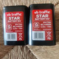 2 batterie x lampade cantiere