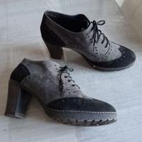 SCARPONCINO parigine camosciate, donna n 40