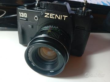Fotocamera analogica zenit 130 con obiettivo hliod