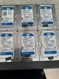 HD WD Western Digital Blue 1 TB -- KIT DA 6 PEZZI