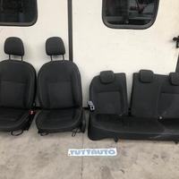 Sedili Dacia Sandero anno 2018 5P neri in stoffa