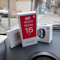 Redmi note 15 5G 256gb con orologio e cuffie 