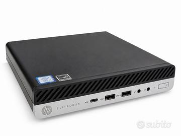 Mini PC HP EliteDesk 800 G4 i7-8700T 8GB 256GB