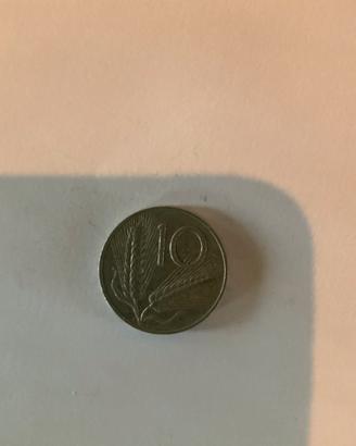 Moneta 10 lire 1954