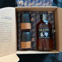 Akashi Meisei whisky giapponese + 2 bicchieri