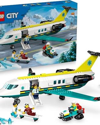 LEGO City Aereo ambulanza di emergenza 60465