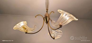 Lampadario vetro di Murano