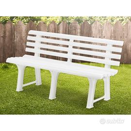 Panchina da giardino Orchidea 147x49x74-Cardelli