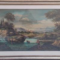 Paesaggio olio su tela