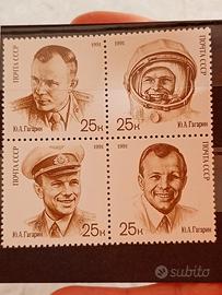 set di 4 francobolli Sovietici 