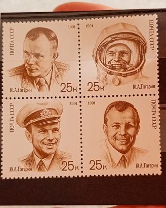 set di 4 francobolli Sovietici 