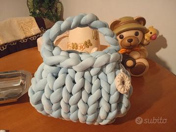 Borse o ceste di Marshmallow fatte a mano