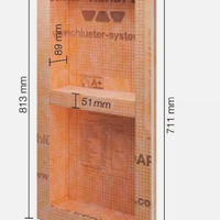 Nicchia per doccia Prefabbricata KERDI-BOARD-N Sch