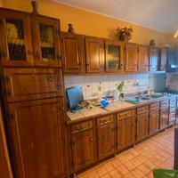 Cucina artigianale in legno massello