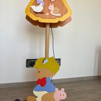 Lampadario e lampada da terra Fabula+attaccapanni