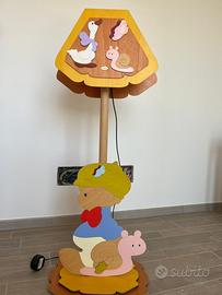 Lampadario e lampada da terra Fabula+attaccapanni