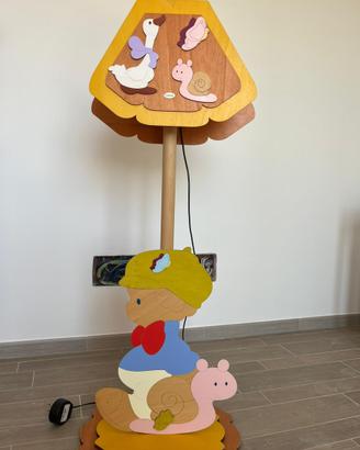 Lampadario e lampada da terra Fabula+attaccapanni