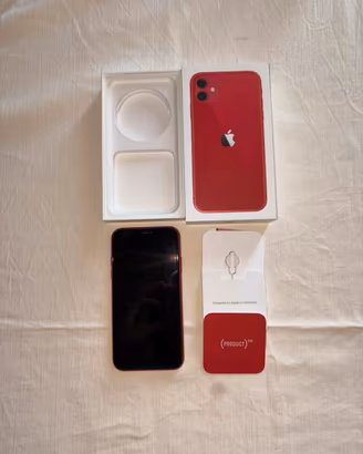 Apple Iphone 11 (red) 128 gb scatola originale