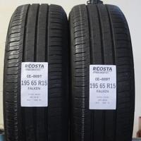2 PNEUMATICI USATI 195 65 R15 91H FALKEN CE-0097