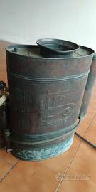 pompa irroratrice in rame + solforatrice in legno