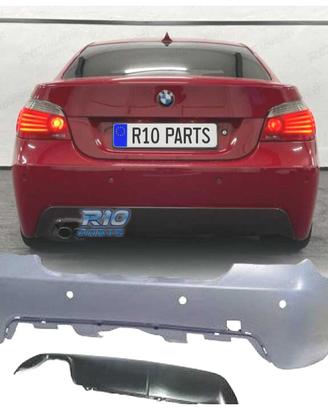 PARAURTI POSTERIORE BMW E60 LCI 07-10 LOOK M PDC