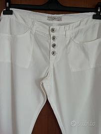 Pantaloni jeans leggeri bianchi Phard