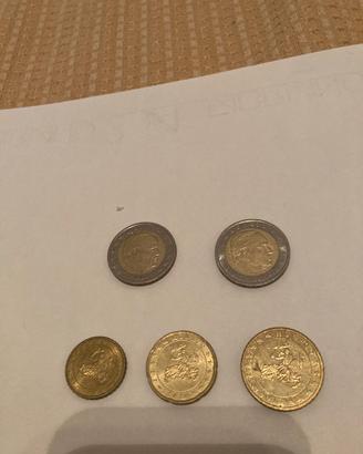 5 monete principato monaco