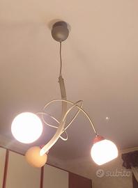 Lampadario+2lampade