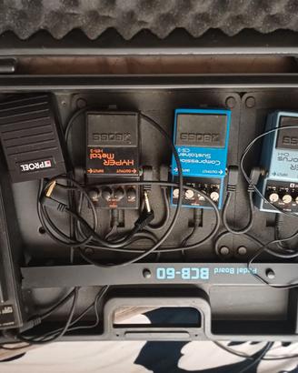 Boss BOSS BCB-60 Pedalboard completa – HM-3, CH-1