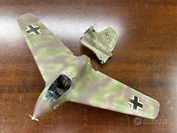 Modellino Caccia Aereo Messerschmitt Komet