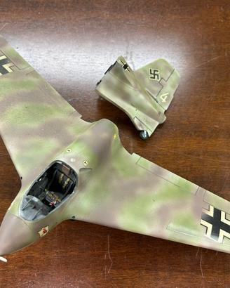 Modellino Caccia Aereo Messerschmitt Komet