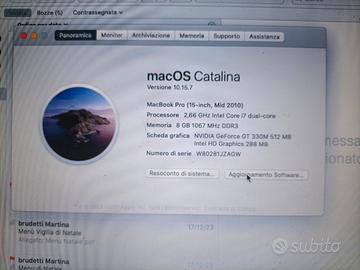 MacBook pro mid 2010 15.6