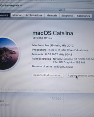 MacBook pro mid 2010 15.6