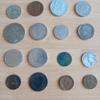 Lotto  16 monete del Regno d'Italia/Repubblica