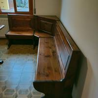 Giro panca...credenza, tavolo e 4 sedie arte pover
