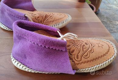 Calzature originali artigianato indiani nativi Usa