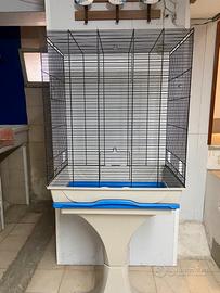 GABBIA GRANDE CON PIEDISTALLO