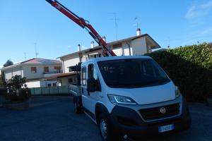 FIAT DUCATO MAXI 7 POSTI + GRU FASSI