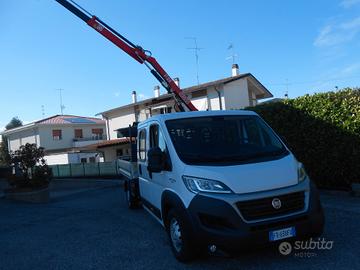 FIAT DUCATO MAXI 7 POSTI + GRU FASSI