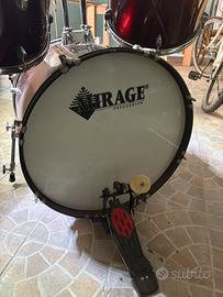 Grancassa con pedale batteria