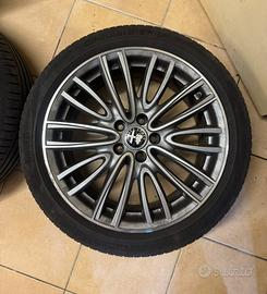 Cerchi 18' Originali Alfa romeo giulia + pneumatic