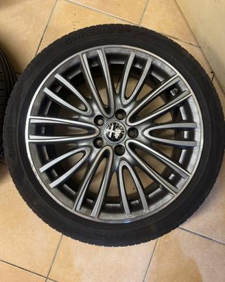 Cerchi 18' Originali Alfa romeo giulia + pneumatic