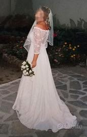 Vestito da sposa completo di scarpe
