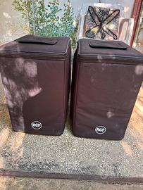 Coppia RCF EVOX 5 V2 Amplificate custodie original